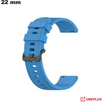 Verkauf Blaues Armband für intelligente Uhr OnePlus Gummi 22mm