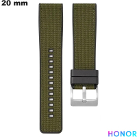 Trendige Honor Smartwatch Armband 20mm Grün Silikon günstig