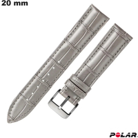Bracciale 20mm Polar in Vera Pelle Grigia \ Spedizione Offerta