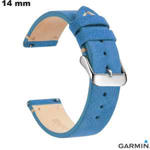 Universal Blue Garmin Leather Bracelet 14 mm Quality