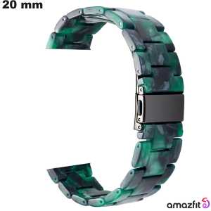 Acheter Bracelet 20mm Vert montre connectée Amazfit Résine