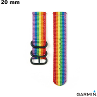 Bracelete de smartwatch Arco-íris Nylon Garmin ● Frete Grátis