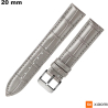 Acheter Buy Gray 20 mm Xiaomi Genuine Leather Watch Strap