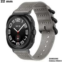 Pulsera de Nylon 22mm Gris para smartwatch Samsung \ Gastos de Envío 3,99€
