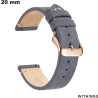 Acheter Comprar Bracelete de 20mm em Couro Verdadeiro Universal da Withings