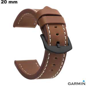Comprar Pulseira Garmin 20mm Couro Sintético estilo biker relógio