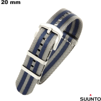 Bracelet Suunto Gris Nylon de montre intelligente 20mm pas cher