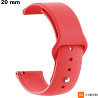 Comprar Pulsera Roja de 20 mm de Caucho Xiaomi para smartwatch