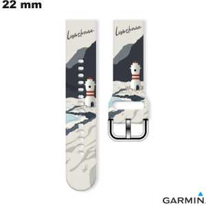 Kaufen Sie Armband phare Uhrenmuster 22 mm Gummi Garmin