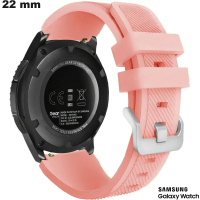 Armband Roze Silicoon 22 mm Samsung horloge: Eenvoudige Montage