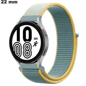 Armband Blauw Stof 22 mm horloge \ Port à 3,99€
