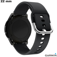 Venta de Pulsera Negra de Caoutchouc para smartwatch de 22 mm Garmin Sport