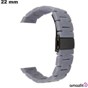 Sale of 22 mm Amazfit Gray Resin Smartwatch Bracelet