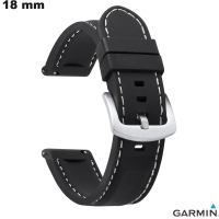 Braccialetto smartwatch Silicone Garmin Nero 18mm / Qualità Premium