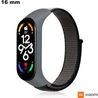Bracciale Xiaomi Tessuto Grigio Sport Triathlon 16mm ● Montaggio Facile