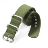 Acheter Goedkope 20mm groene Garmin Zulu nylon smartwatchband
