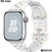 Bracelet montre connectée Apple Watch 22 mm Blanc de qualité