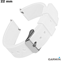 Armband 22mm voor smartwatch Silicone Wit Garmin goedkoop