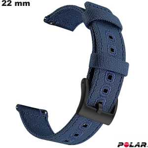 Blue Polar Watch Strap 22mm Fabric: Free Shipping