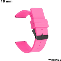 Bracciale in silicone 18mm Withings Rose per orologio connesso di qualità