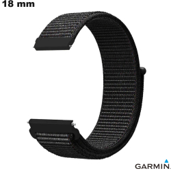 Bracelet Garmin Gris 18mm smartwatch Nylon Souple