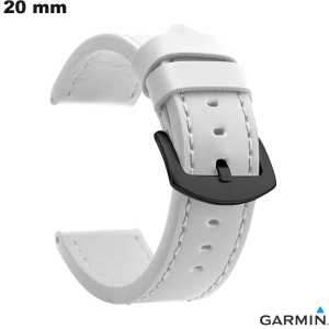 Vendita Bracciale Garmin 20mm classico Bianco per orologio connesso