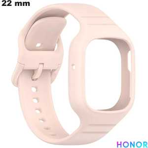 Honor 22 mm Roze Silicone Kwaliteit Verbonden Horloge Armband