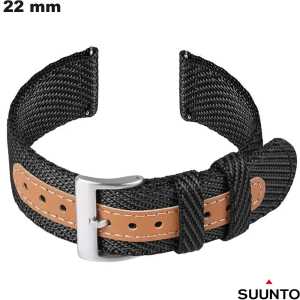 Vente Bracelet Suunto de reloj inteligente 22mm Negro Nylon