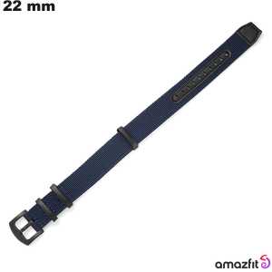 Amazfit 22mm Blue Nylon Watch Bracelet | Free Shipping