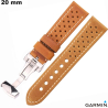 Acheter Acheter Bracelet Cuir véritable montre Marron sport auto 20