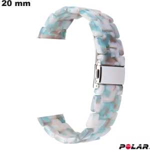 Venta de pulsera multicolor de resina para reloj Polar de 20 mm