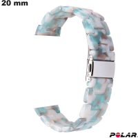 Venta de pulsera multicolor de resina para reloj Polar de 20 mm