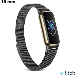 Bracelet Luxe de montre connectée Noir FitBit (Luxe)
