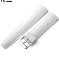 Bracciale in gomma bianco 18 mm: Spedizione 24 ore