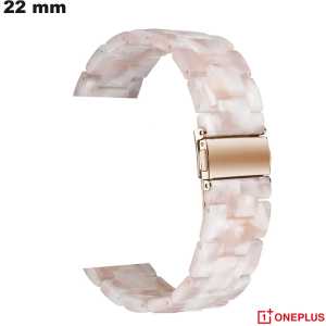 Armband Rose 22 mm Harz für OnePlus Uhr # Premium-Qualität