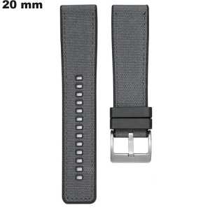 Gray 20 mm Silicone Watch Replacement Strap # Best Price