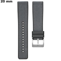 Pulsera Gris 20 mm para reloj de repuesto u Silicone # Mejor Precio