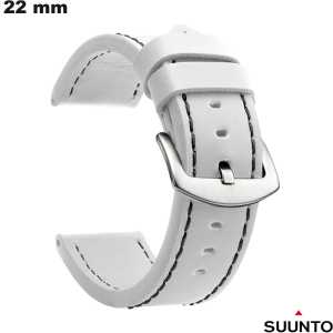 Bracciale Bianco 22mm smartwatch Suunto Finta pelle / Spedizione 24h