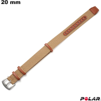 Pulsera de Tela Polar 20mm smartwatch Marrón: Envío Gratis