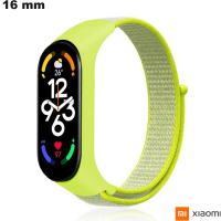 Vente Bracelet 16mm Jaune Tissu de montre intelligente Xiaomi