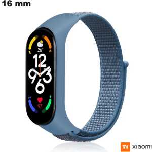 16 mm Hiking Smartwatch Bracelet Blue Xiaomi Quality Fabric