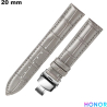 Acheter Pulsera Honor Gris 20 mm de cuero auténtico de calidad para reloj