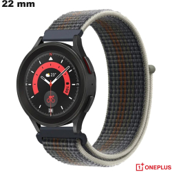 Bracelet 22mm montre Nylon Gris OnePlus
