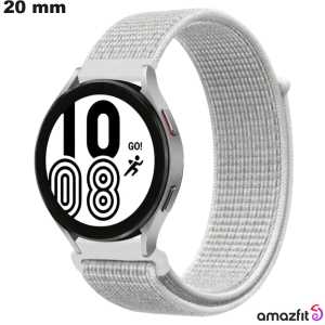 Pulsera de Tela de 20 mm para Reloj Blanco Amazfit / Envío Gratis a partir de 20€