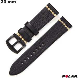 Pulseira Negra Polar em Couro Vegetal Vintage # Envio em 24h