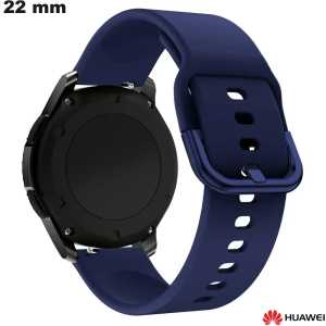 Pulseira de Silicone Azul Huawei 22mm para relógio inteligente de qualidade