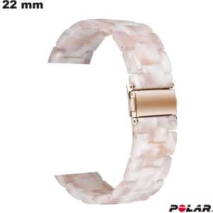Armband Rose für Polar Uhr 22mm Resin \ Schnelle Lieferung
