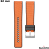 Acheter Bracelete Suunto 22mm Laranja de Relógio em Silicone: Frete Grátis