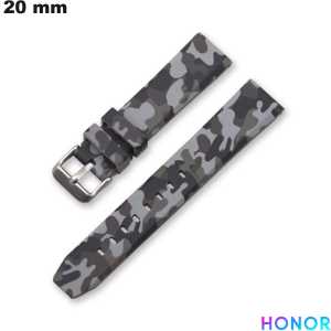 Grau Honor Armband 20 mm Silikon Smartwatch günstig