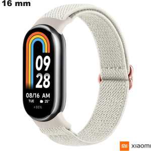16 mm White Fabric Watch Bracelet Xiaomi | Shipping Cost €3.99